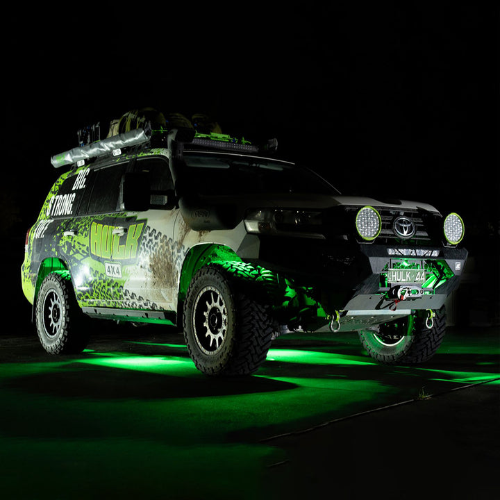 Hulk 4x4. White LED Rock Light Kit