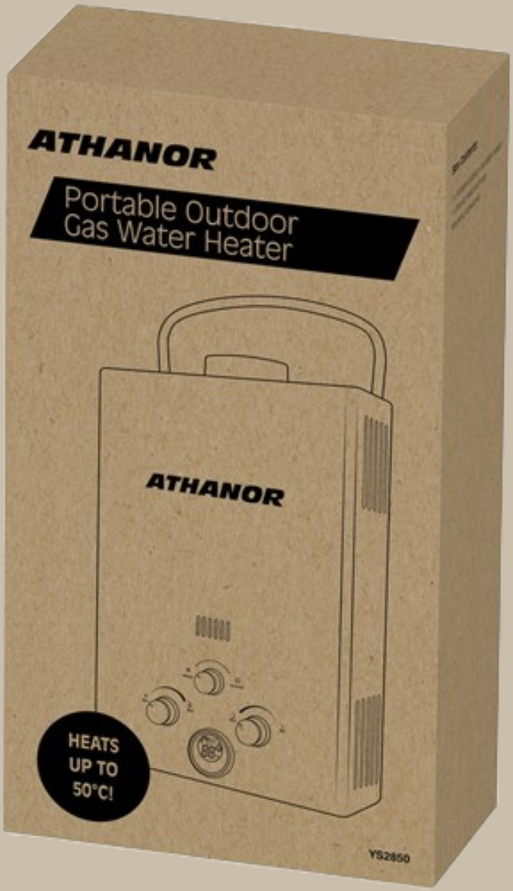 Athanor Portable Gas Water Heater